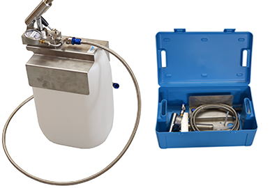 Hand pump and storage case