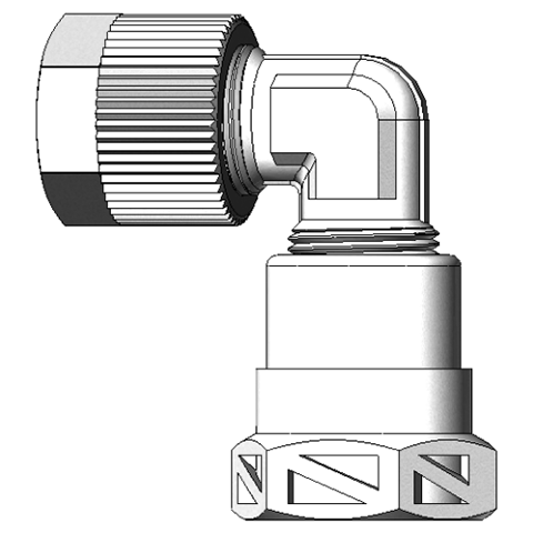 18028050 Vrouwelijke knie adapter koppelingen (G) Teesing Artikelgroep:  Serto Kniekoppelingen