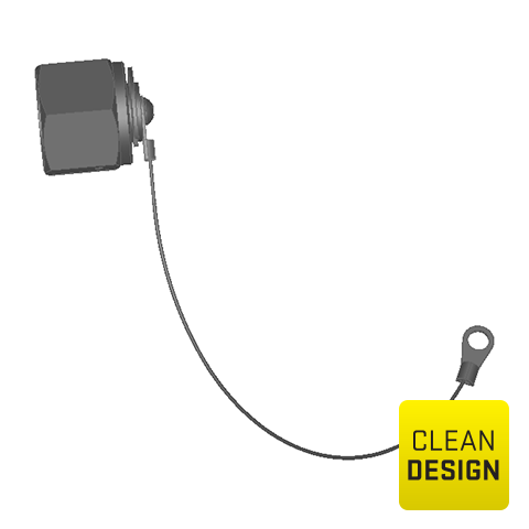 94204820 Cap - Female UHP (gland) plug in low sulfur or standard SS316L stainless steel are internal or/and external electropolished and packed in a class 10 cleanroom.