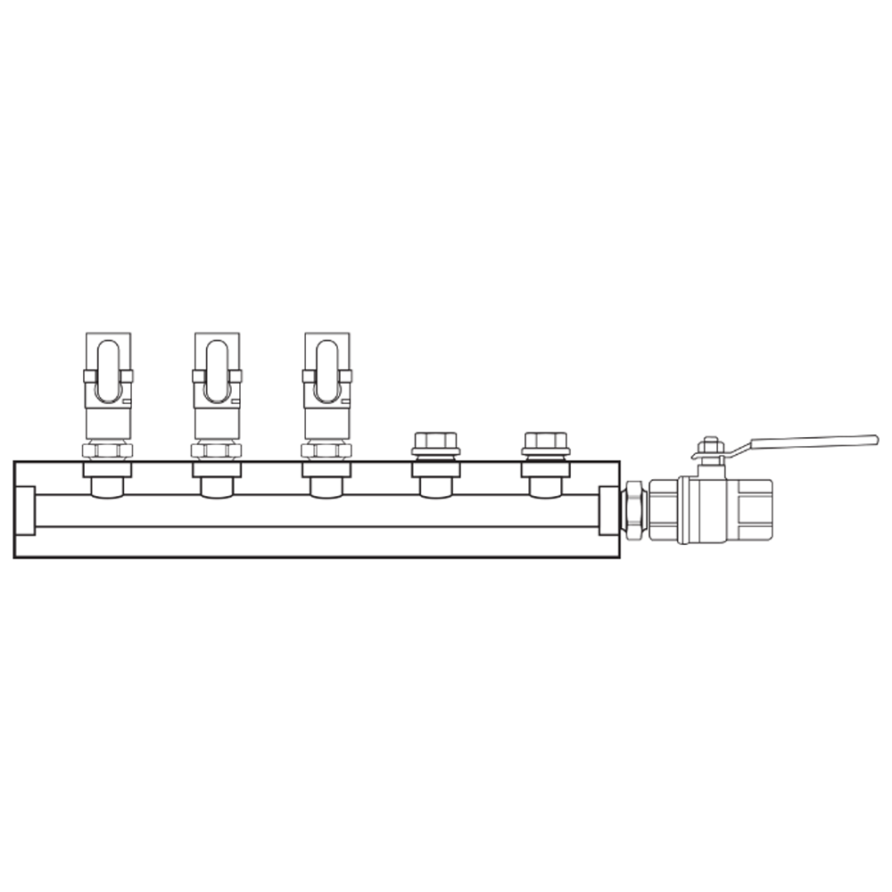 M1031002 Manifolds Brass