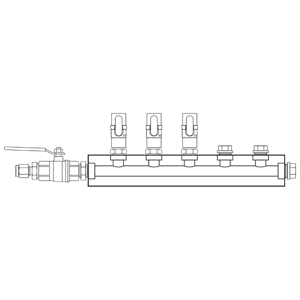 M1031051 Manifolds Brass