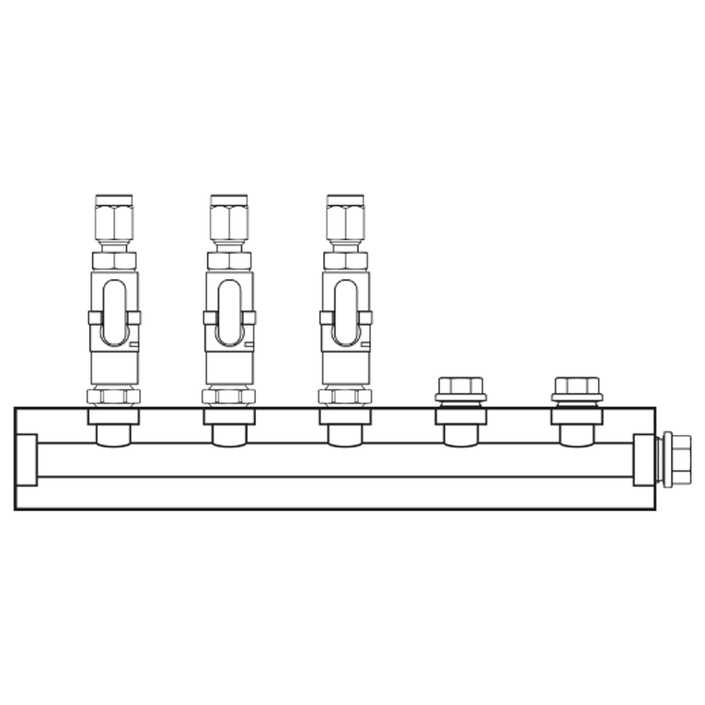 M1031101 Manifolds Brass