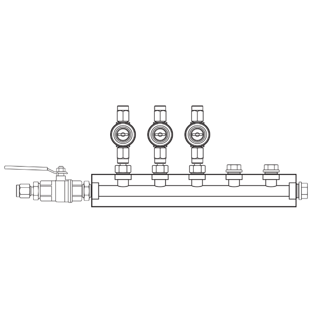 M1032041 Manifolds Brass