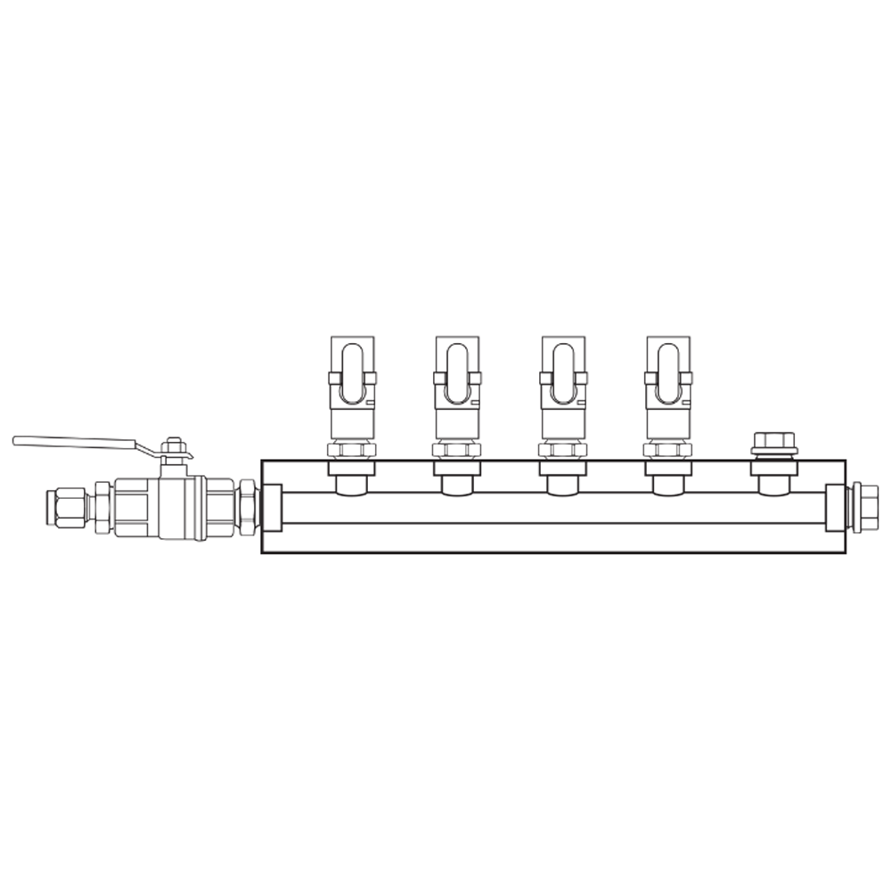 M1041031 Manifolds Brass