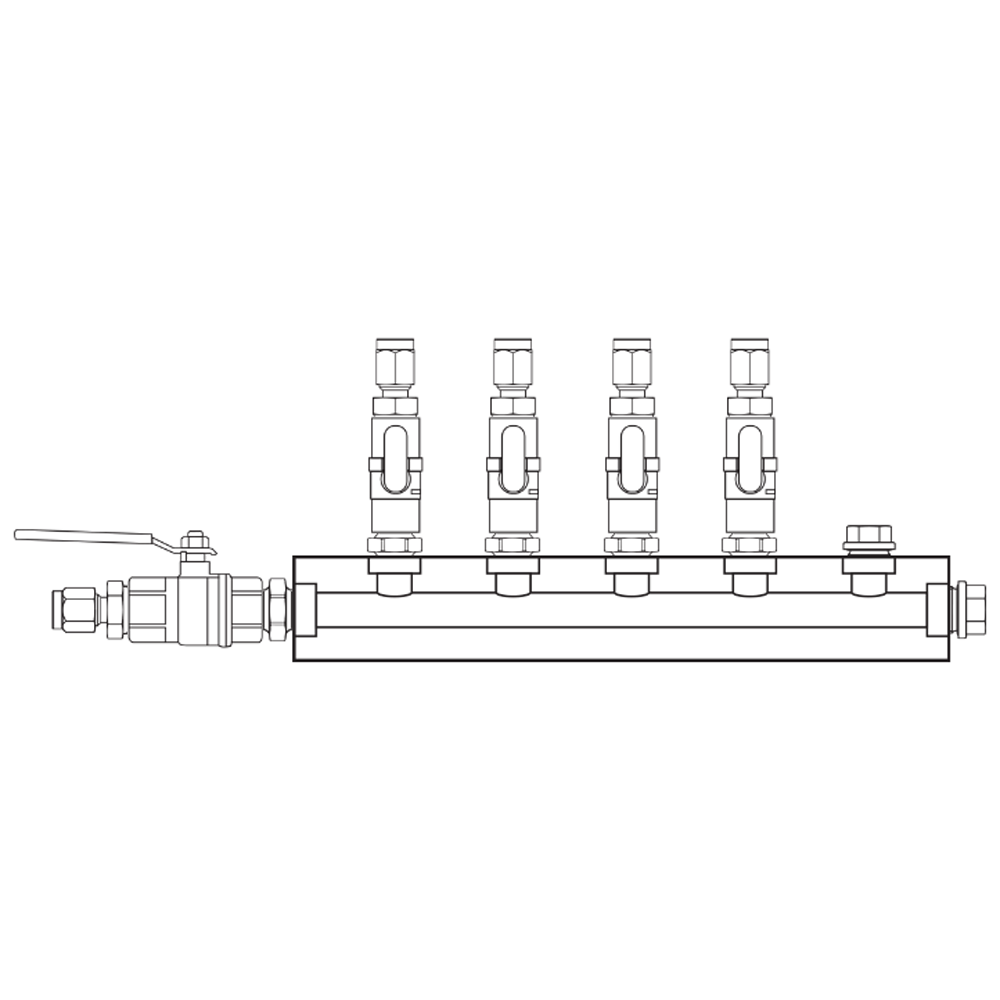 M1041321 Manifolds Brass