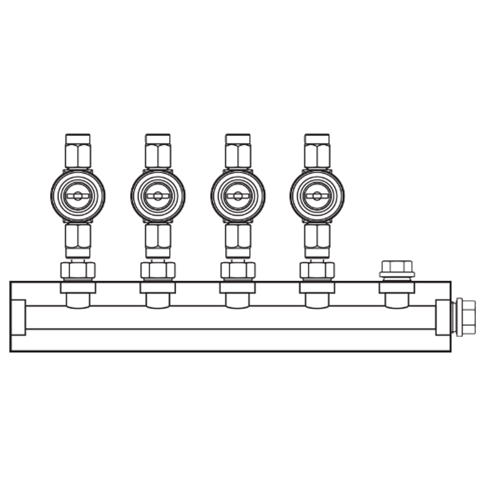 M1042001 Manifolds Brass