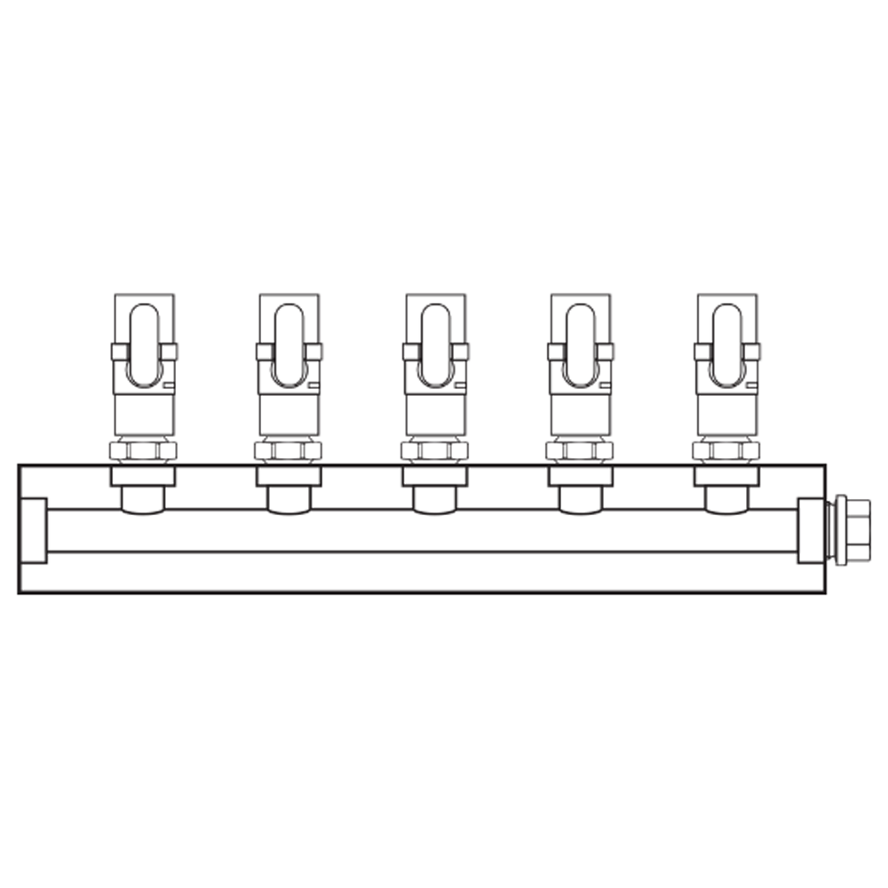 M1051001 Manifolds Brass