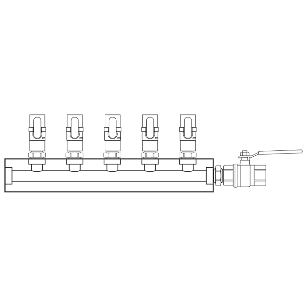 M1051002 Manifolds Brass