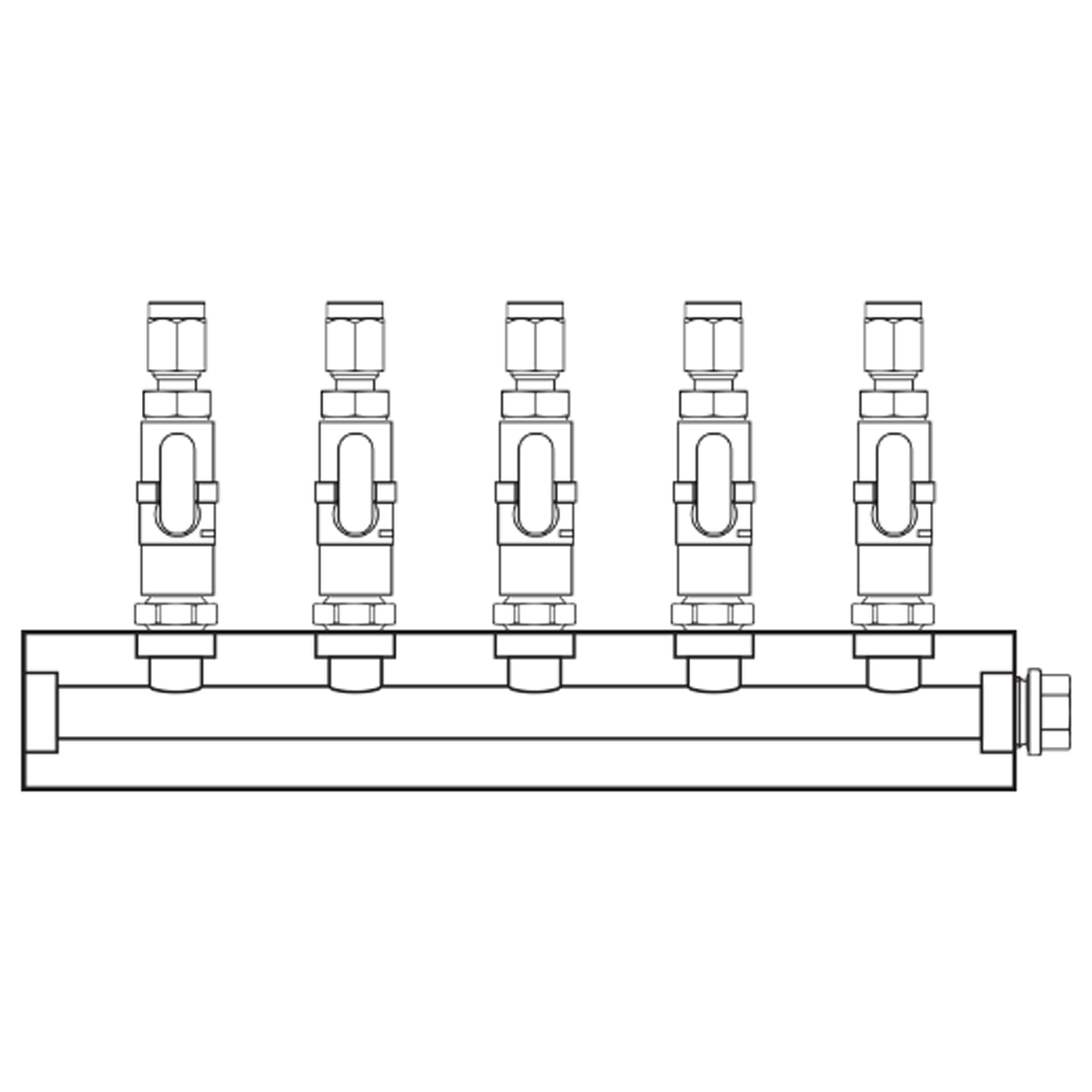 M1051101 Manifolds Brass