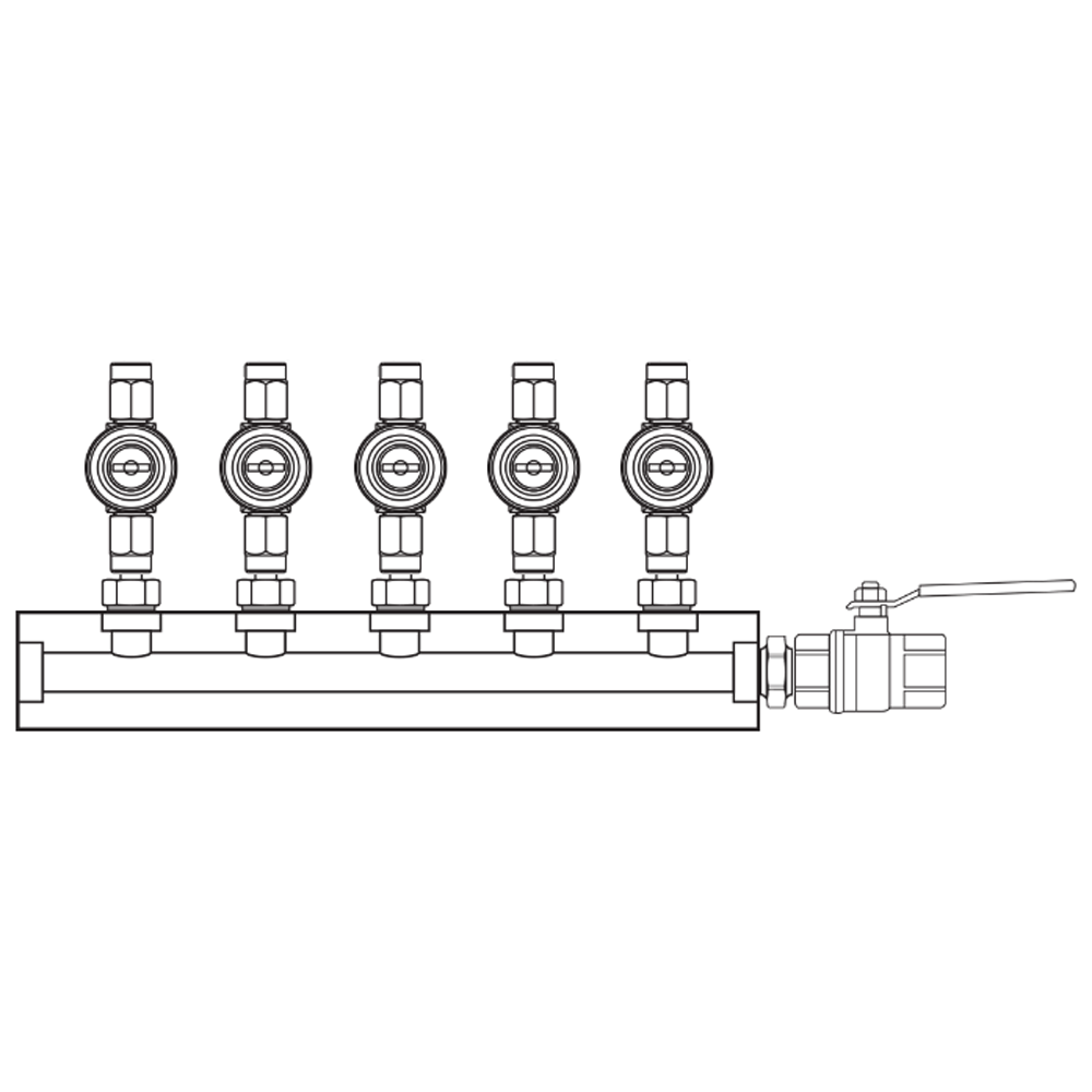 M1052002 Manifolds Brass