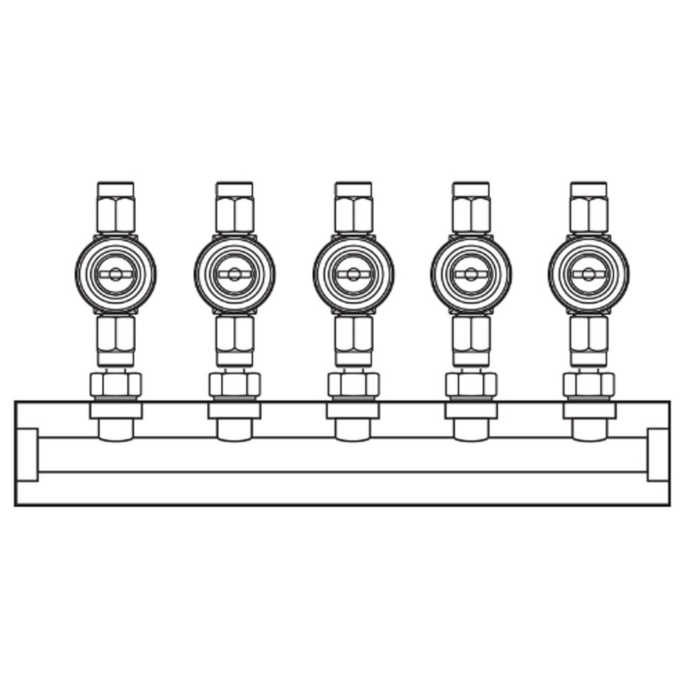 M1053000 Manifolds Brass