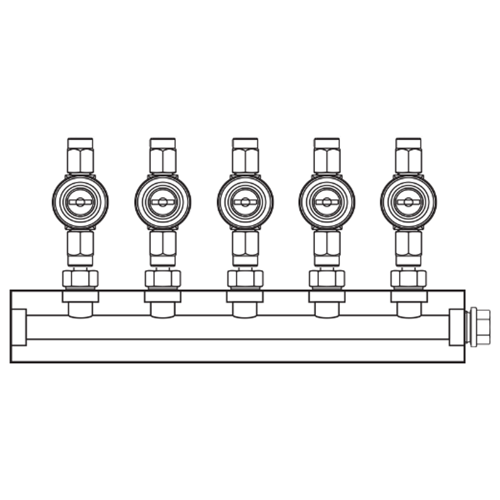 M1053001 Manifolds Brass