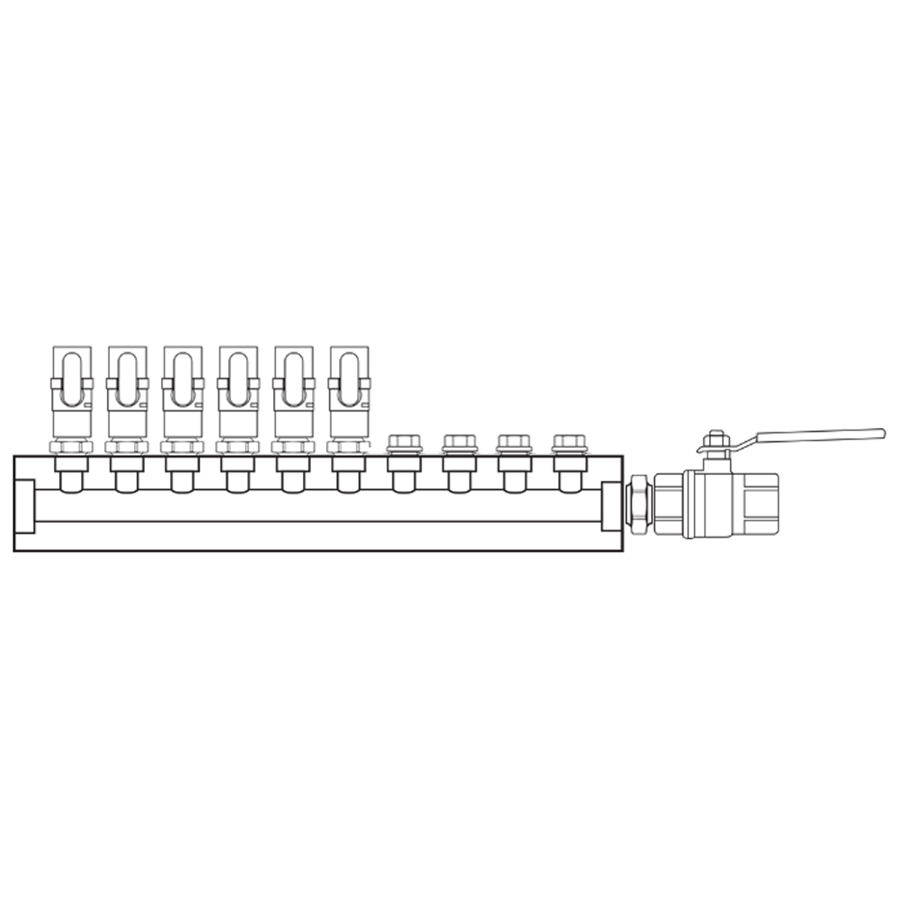 M1061002 Manifolds Brass