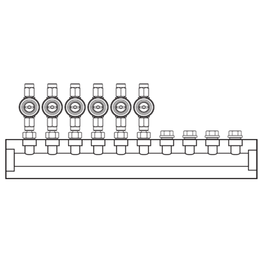 M1062000 Manifolds Brass