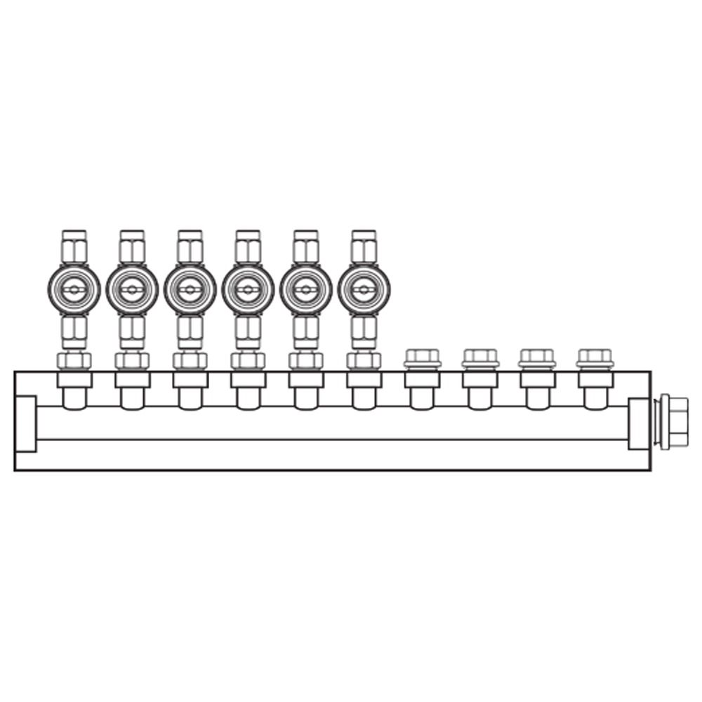 M1062001 Manifolds Brass