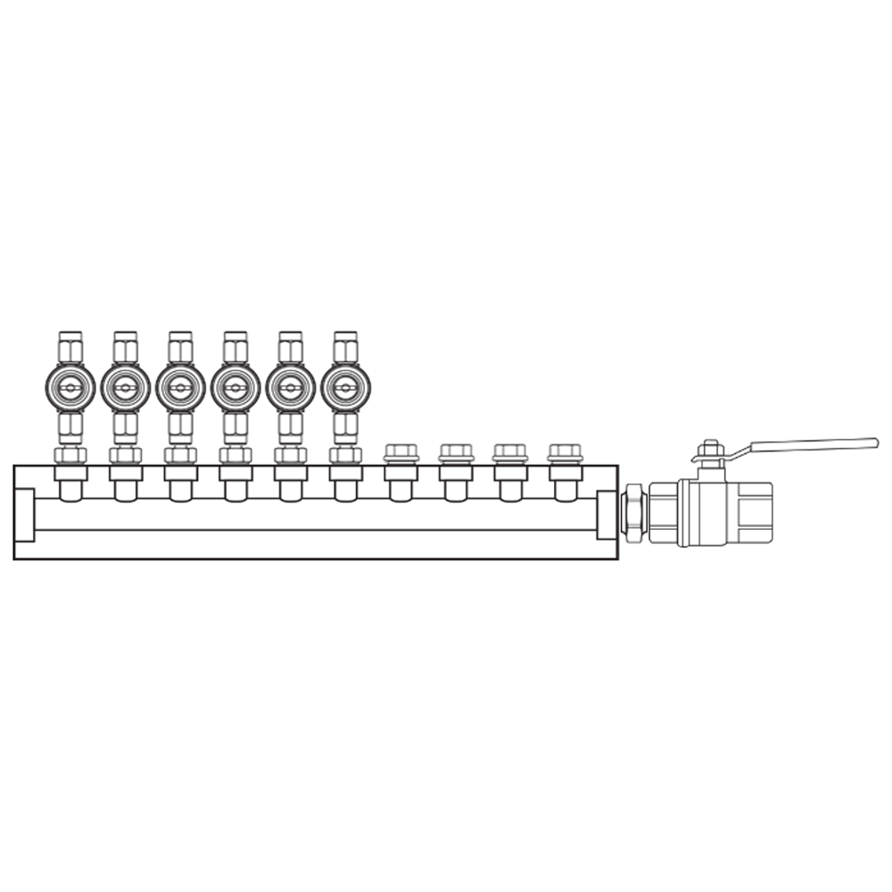 M1063002 Manifolds Brass