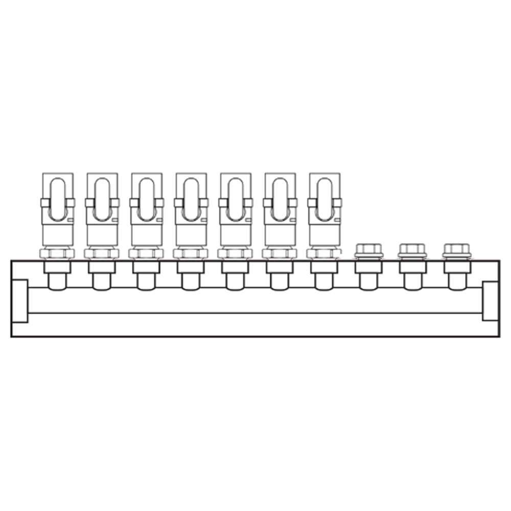 M1071000 Manifolds Brass