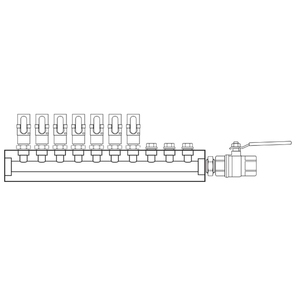 M1071002 Manifolds Brass