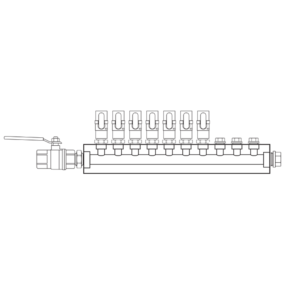 M1071011 Manifolds Brass