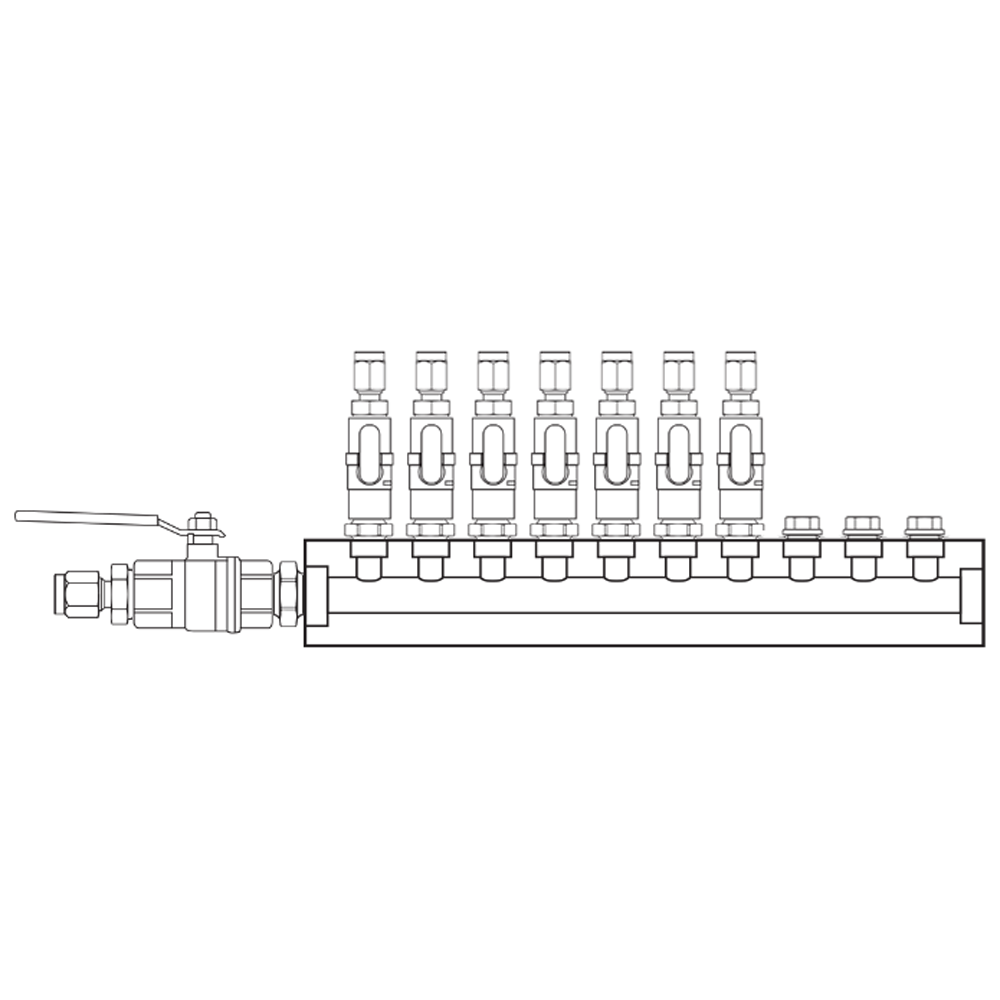 M1071120 Manifolds Brass