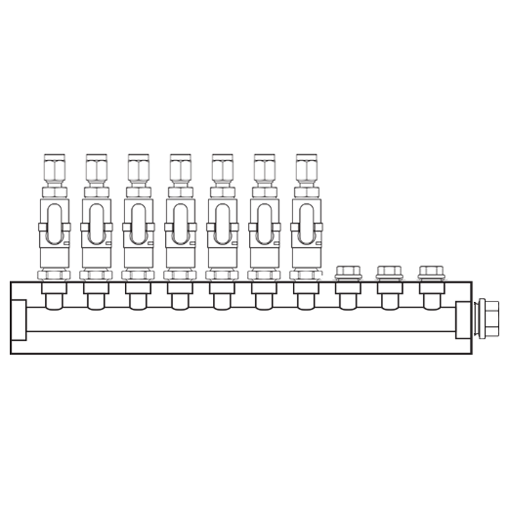 M1071201 Manifolds Brass