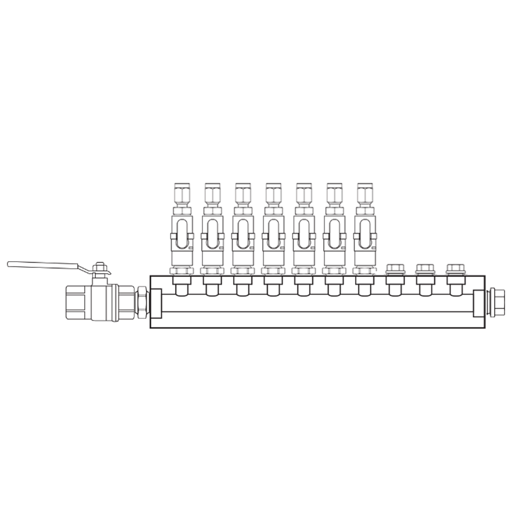 M1071311 Manifolds Brass