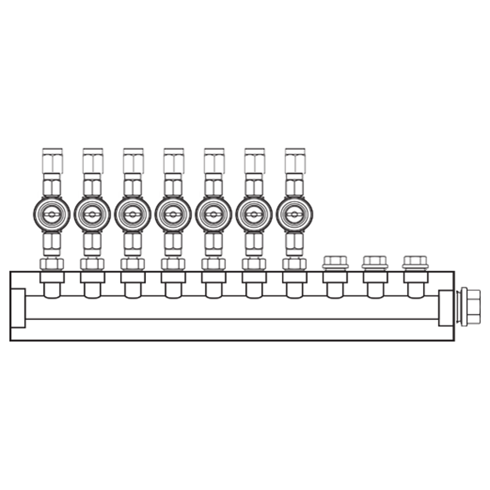 M1073001 Manifolds Brass