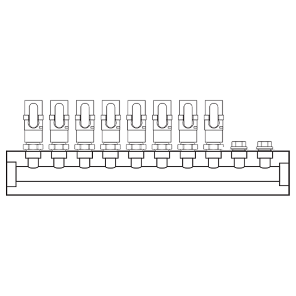 M1081000 Manifolds Brass