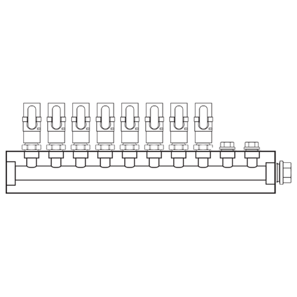 M1081001 Manifolds Brass