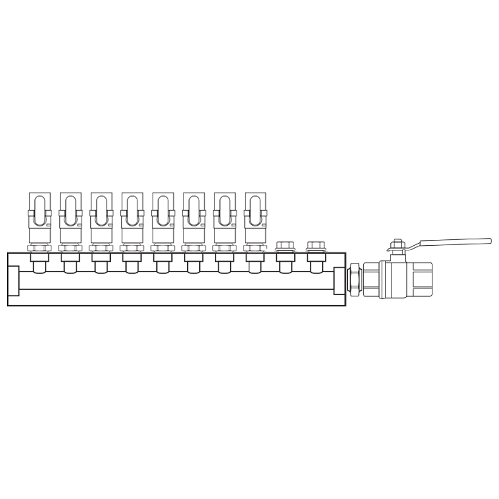 M1081002 Manifolds Brass