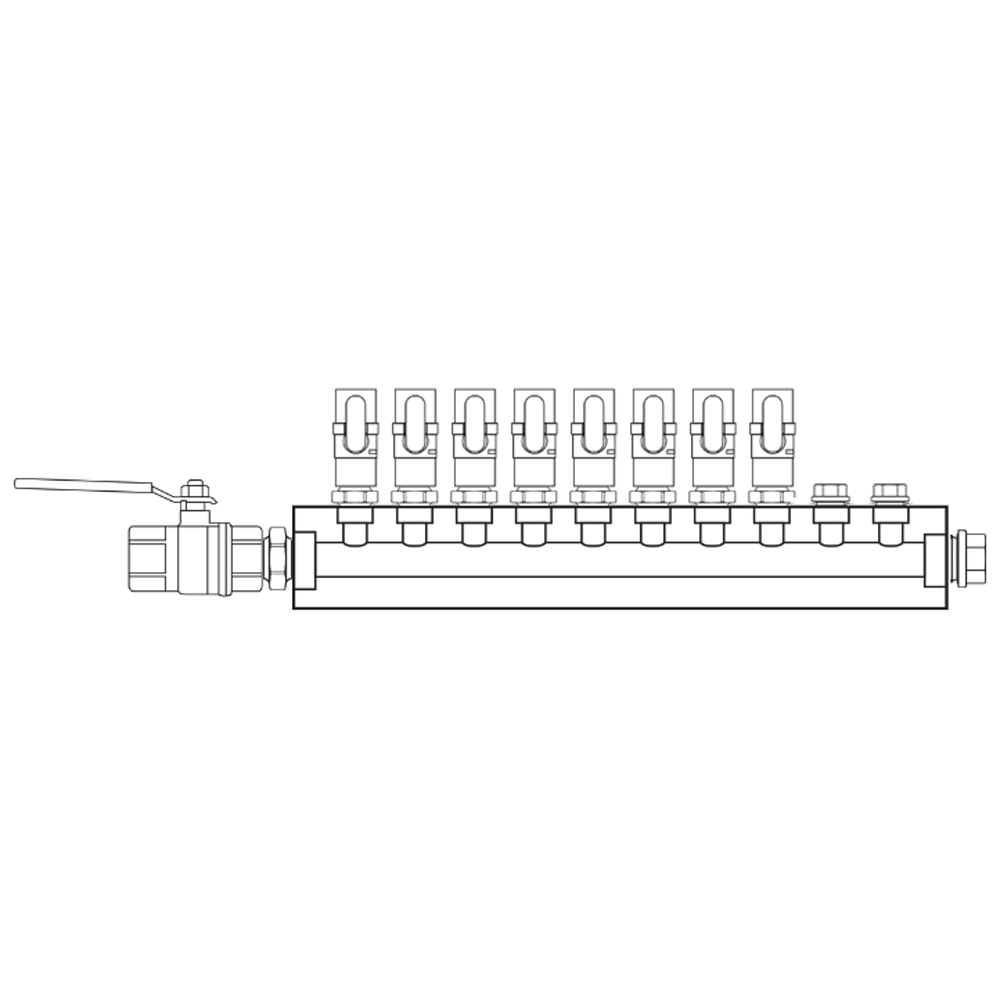 M1081011 Manifolds Brass