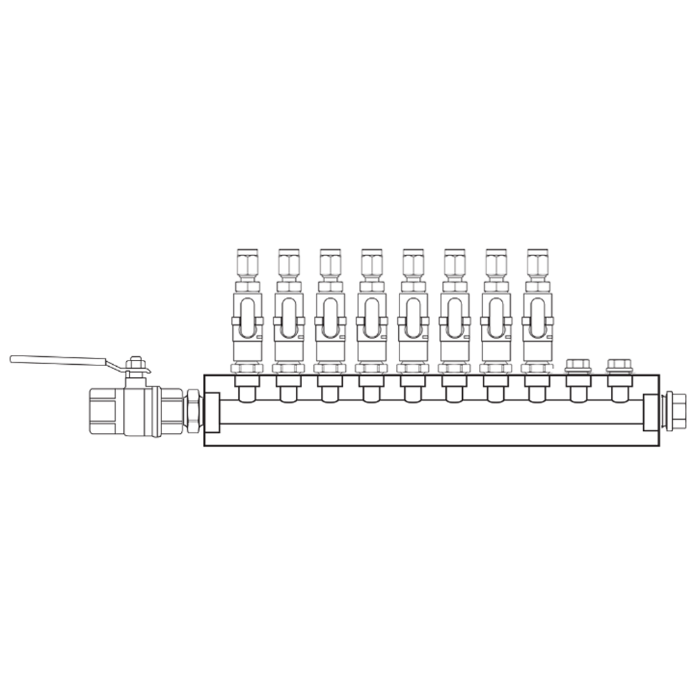 M1081111 Manifolds Brass