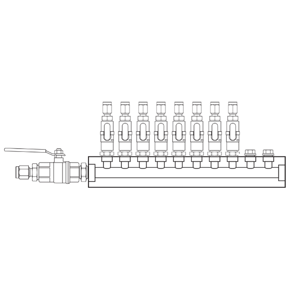 M1081120 Manifolds Brass