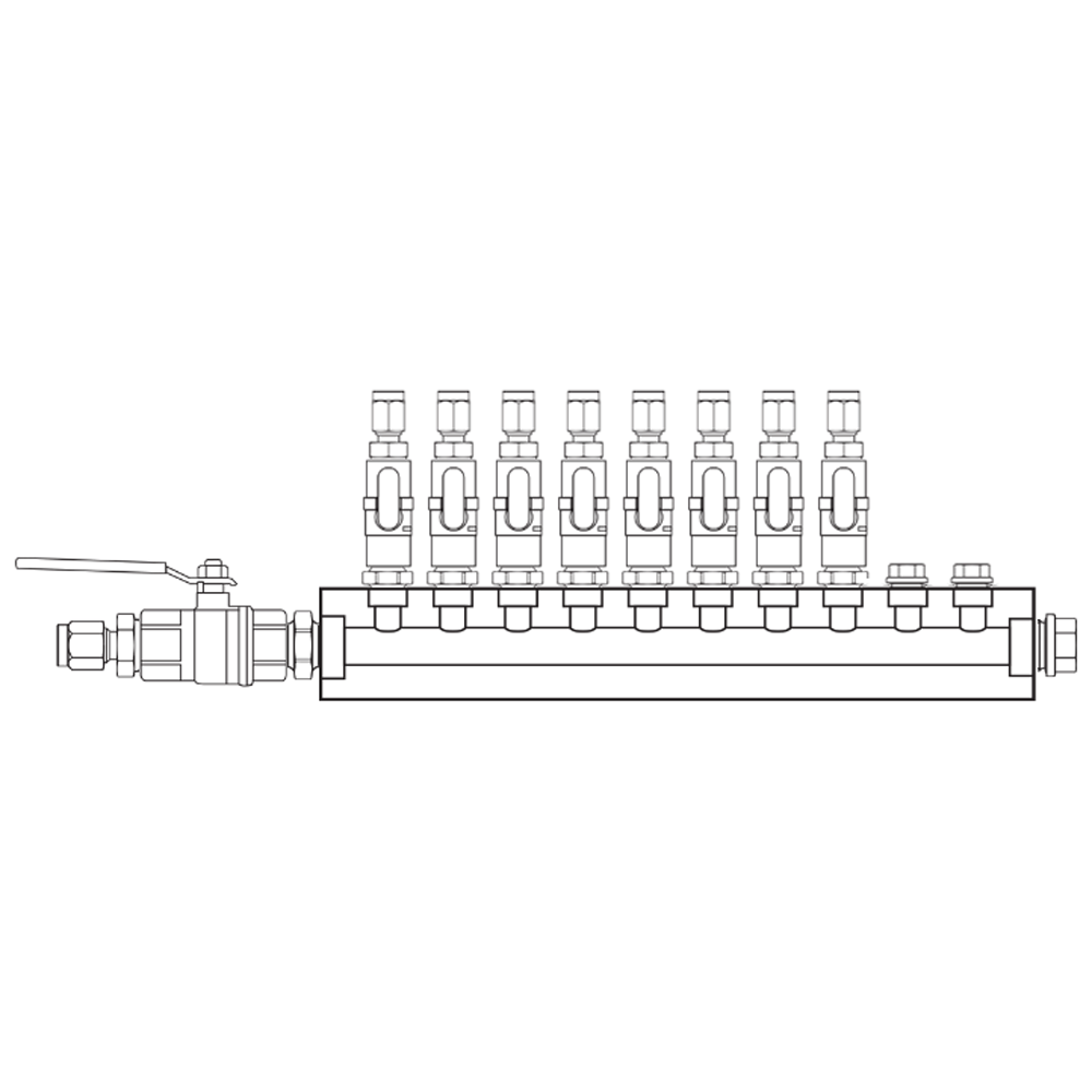 M1081131 Manifolds Brass