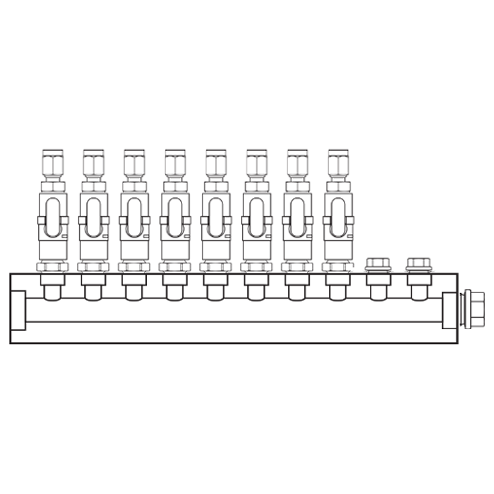 M1081301 Manifolds Brass