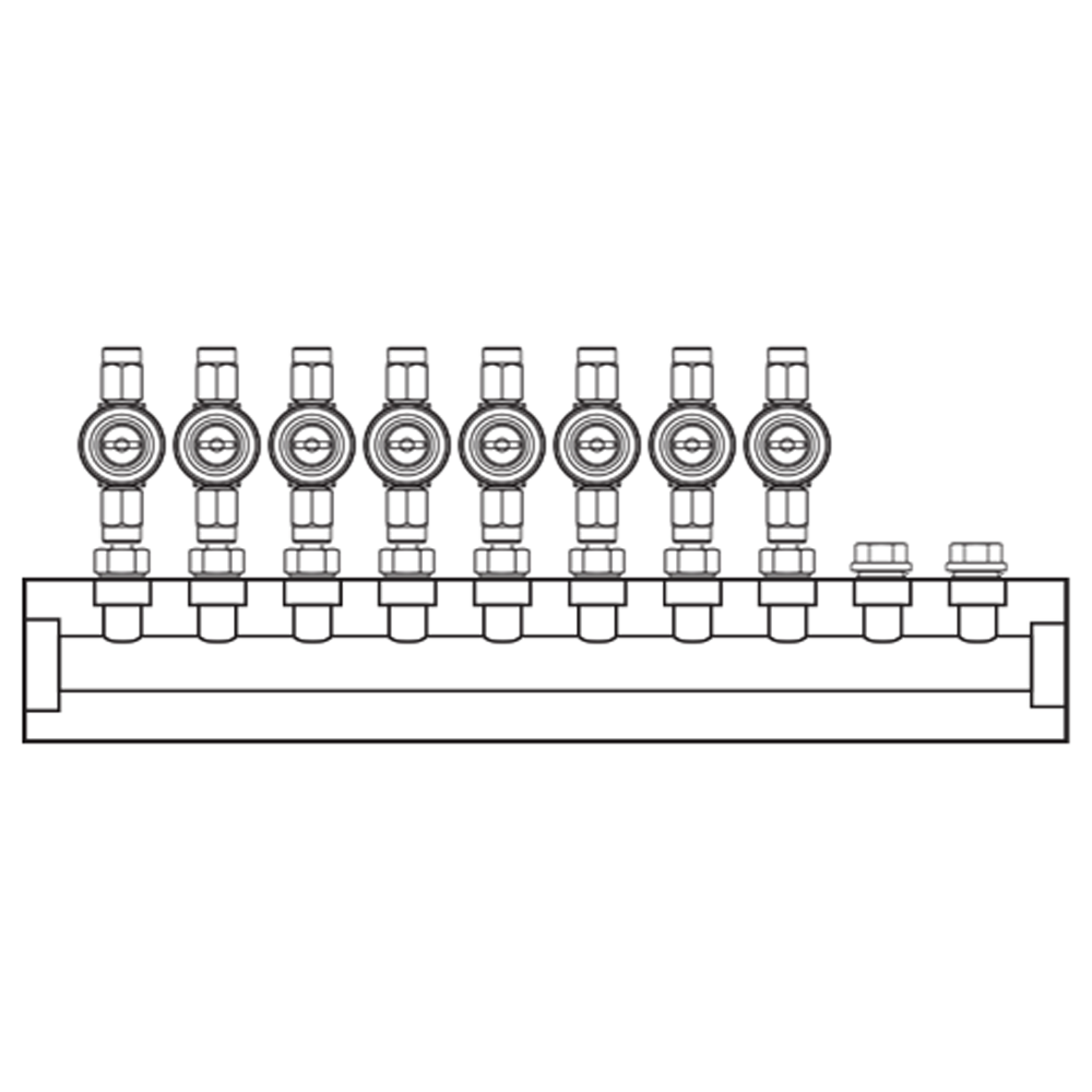 M1082000 Manifolds Brass