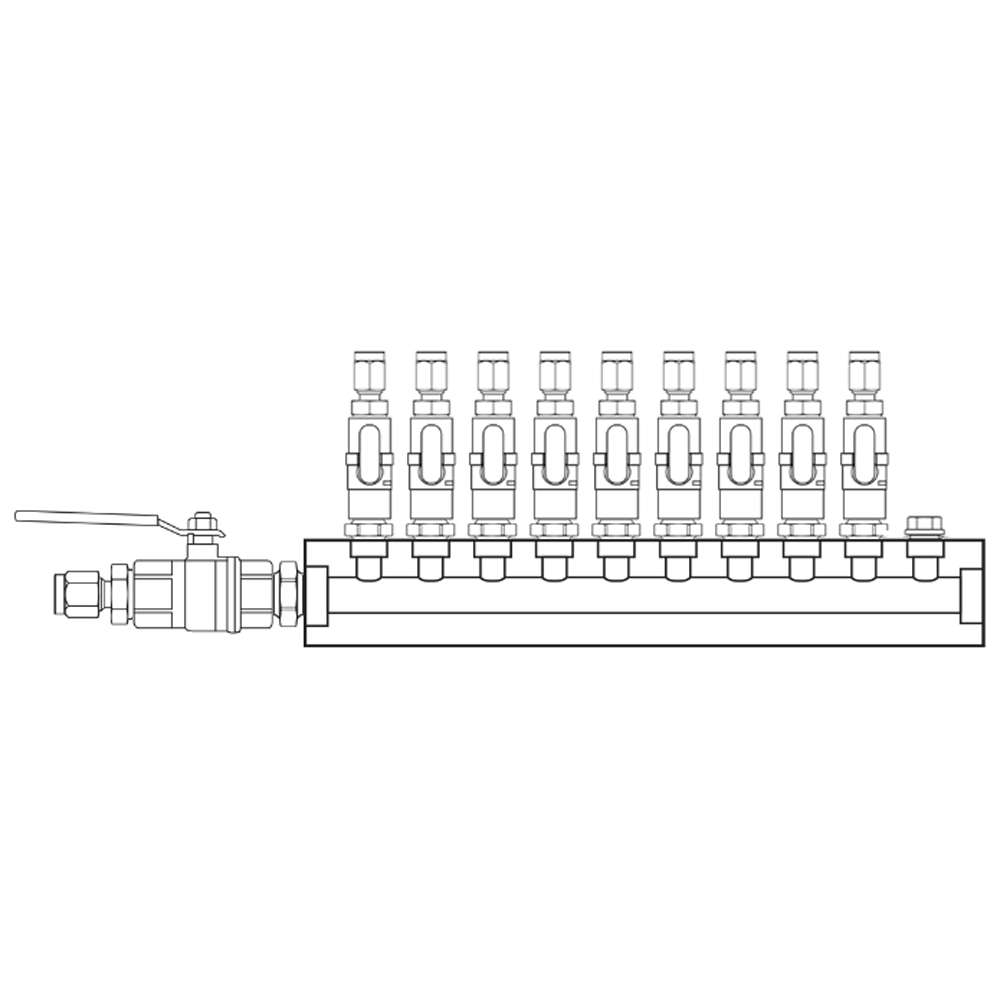 M1091120 Manifolds Brass