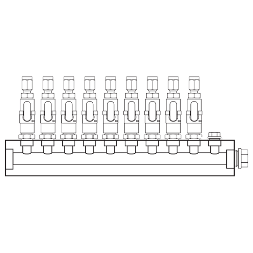 M1091301 Manifolds Brass