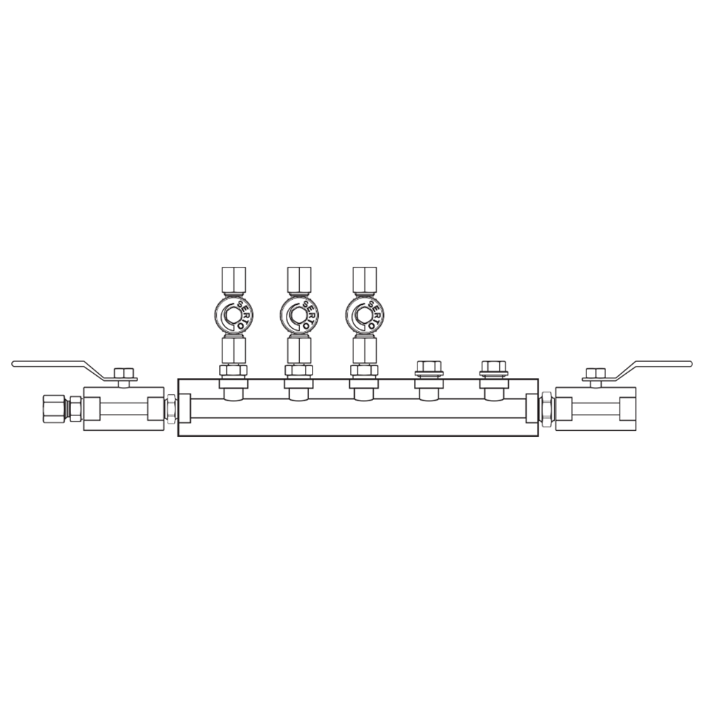 M2035052 Manifolds Stainless Steel Single Sided