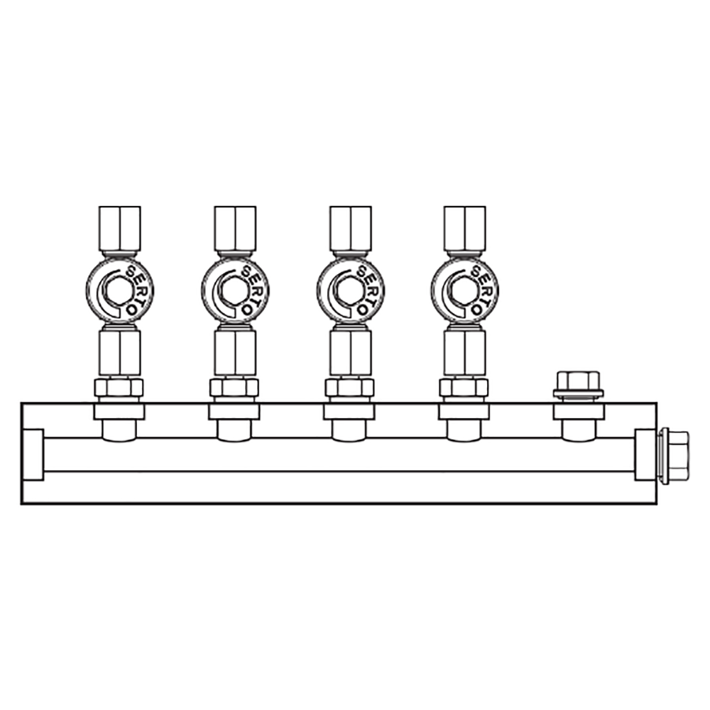 M2045001 Manifolds Stainless Steel Single Sided