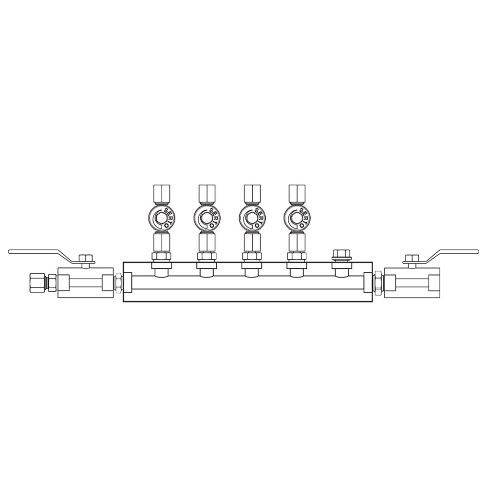 M2045022 Manifolds Stainless Steel Single Sided