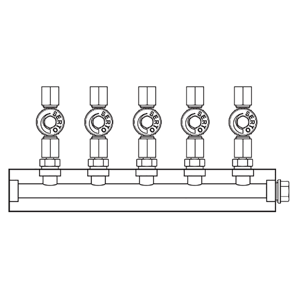 M2056001 Manifolds Stainless Steel Single Sided