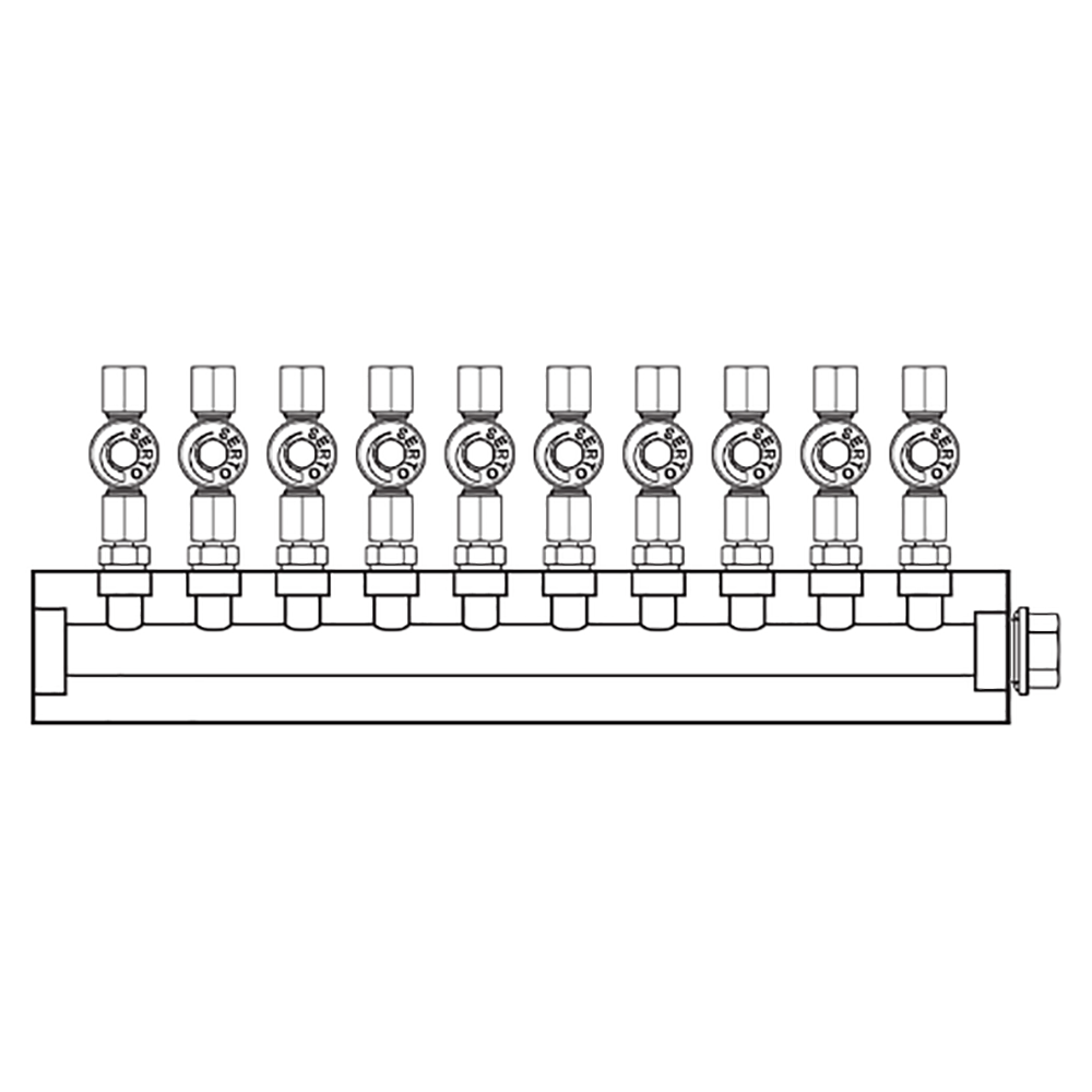 M2105001 Manifolds Stainless Steel Single Sided