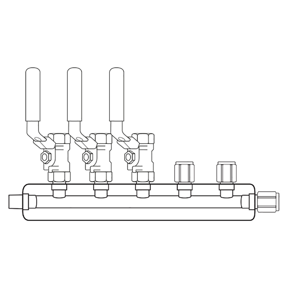 M3034001 Manifolds Stainless Steel Single Sided