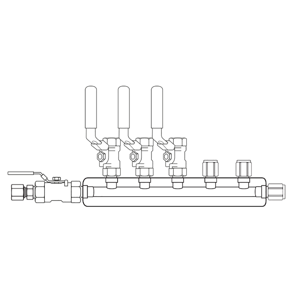 M3034031 Manifolds Stainless Steel Single Sided