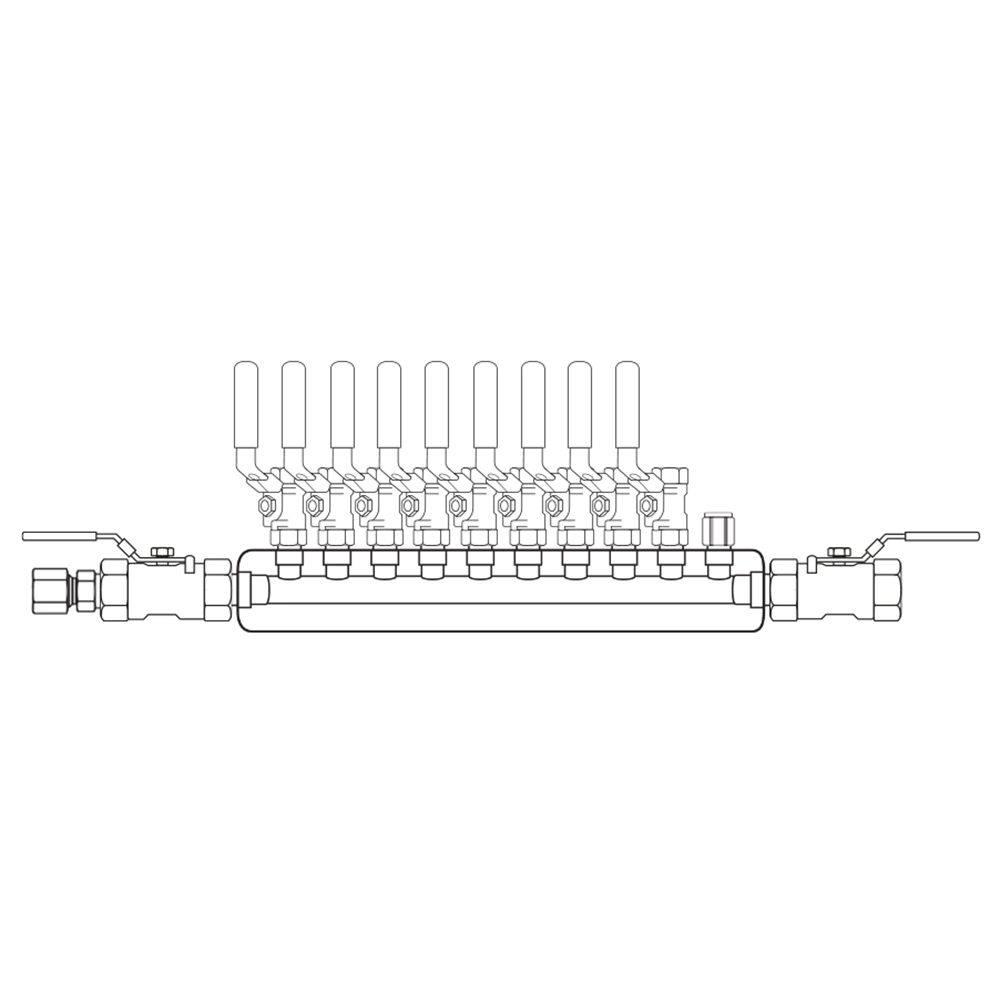 M3094052 Manifolds Stainless Steel Single Sided