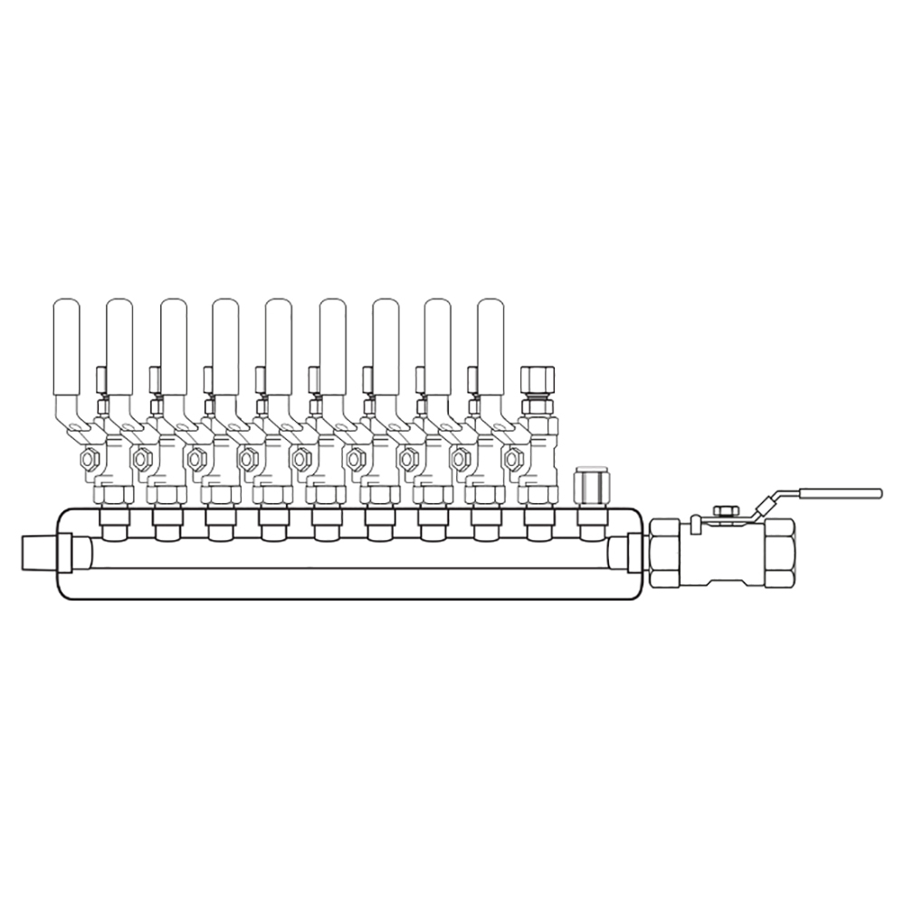 M3094302 Manifolds Stainless Steel Single Sided